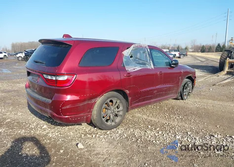 2022 Dodge Durango R/T Plus Awd из США, поврежденный, VIN 1C4SDJCT6NC205904